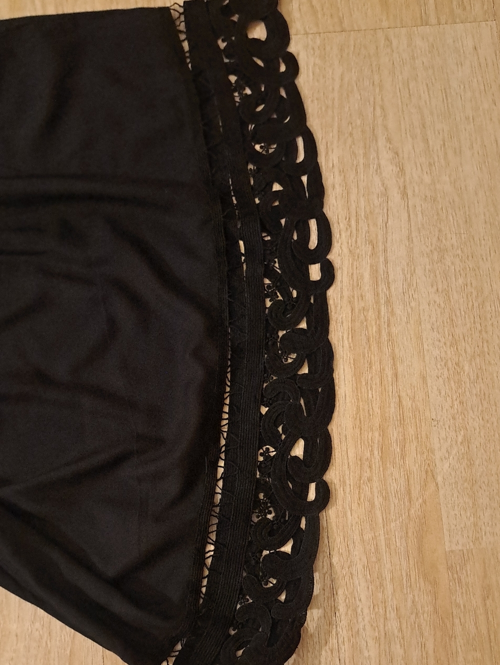 Swimsuits For All Black Crochet-Trim Swim Cover - Picture 9 of 9